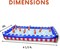 4E's Novelty Patriotic Inflatable Serving Bar – 4th of July Ice Tray for Food Buffet Table Cooler
